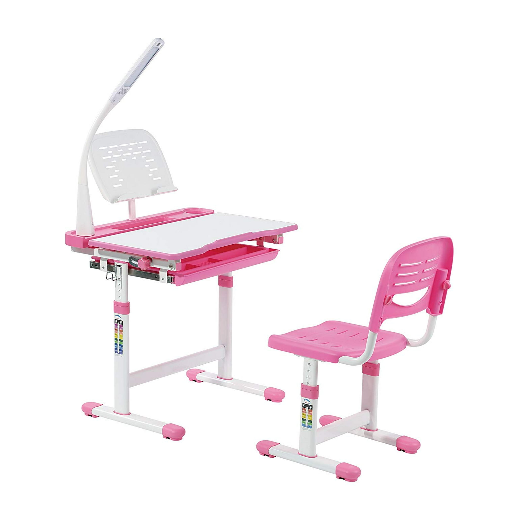 Avicenna Kids Desk Children S Desk Chair Set With Book Holder