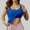 Blue, variant on Women's Seamless Bralette Tank Top with Built In Cups 80s Tops for Women Athletic Set Pack 3x Sleeveless 2xl Crop Tops Women Olive Nylon Tops Women Bartender Tops for Women Beaded Neckline