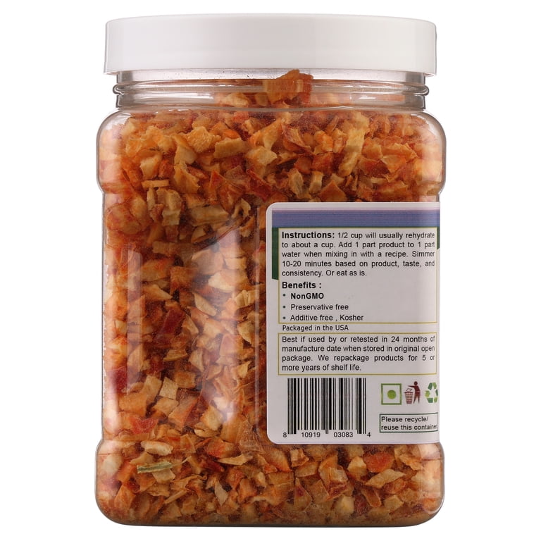 Mother Earth Dried Tomato Powder - 20 Oz Quart Jar, 100% Natural, Non-GMO