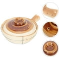 thumbnail image 4 of MasteelfCA Pottery Clay Casserole Handheld Casserole Pot Small Food Cooking Casserole Kitchen Casserole, 4 of 8