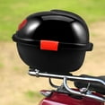 thumbnail image 3 of OULII Motorbike Top Case Motorcycle Storage Carrier Case With Backrest 1Pack, 3 of 5