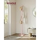 thumbnail image 2 of Perchero VASAGLE de madera maciza con 8 ganchos y 3 alturas, color rosa, 2 of 6