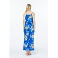thumbnail image 3 of Combinaison Hawaïenne à Bretelles avec Poches pour Femmes en Bleu Hibiscus m, 3 of 5