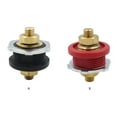thumbnail image 3 of Speravity Auto RV Boat Terminal de Feed-Thru Panel Caucho Sub Conector de alimentación positivo Post Stud Kit Alta resistencia Negro Type2 NO2, 3 of 6