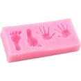 thumbnail image 5 of Silicone Fondant Molds Baby Foot Fondant Mold Baby Hand Silicone Molds For Cake, 5 of 6
