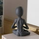 thumbnail image 2 of Statue Desk Topper Yoga Meditation Statue Figurine Statue, 2 of 5
