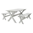 thumbnail image 3 of Safavieh Marina Outdoor Traditional 3 Piece Dining Set, 3 of 8