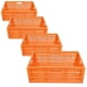 thumbnail image 1 of Cajas Colapsables VentDepot MechaBox21 4 Pzas 21kg 40x60x21cm Apilable y colapsable polietileno naranja, 1 of 1
