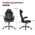 thumbnail image 3 of PayLessHere Gaming Chair With Lumbar Support, Adjustable Headrest Office Chair For Adults, Black, 3 of 7