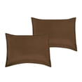 thumbnail image 3 of Full Comforter with Sheets Set - 7-Piece Brown Bed in a Bag Set, 3 of 8