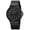 Black Grey, variant on Men's Sport Quartz Analog Watch with Arabic Numeral Dial, Big Face 3-Hand Display, Black TPU Strap, Water Resistant Casual Fashion Wristwatch