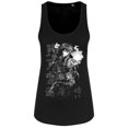 thumbnail image 1 of Tokyo Spirit - Camiseta Sin Mangas de Kurai Monocromático para Mujer (Negro), 1 of 3