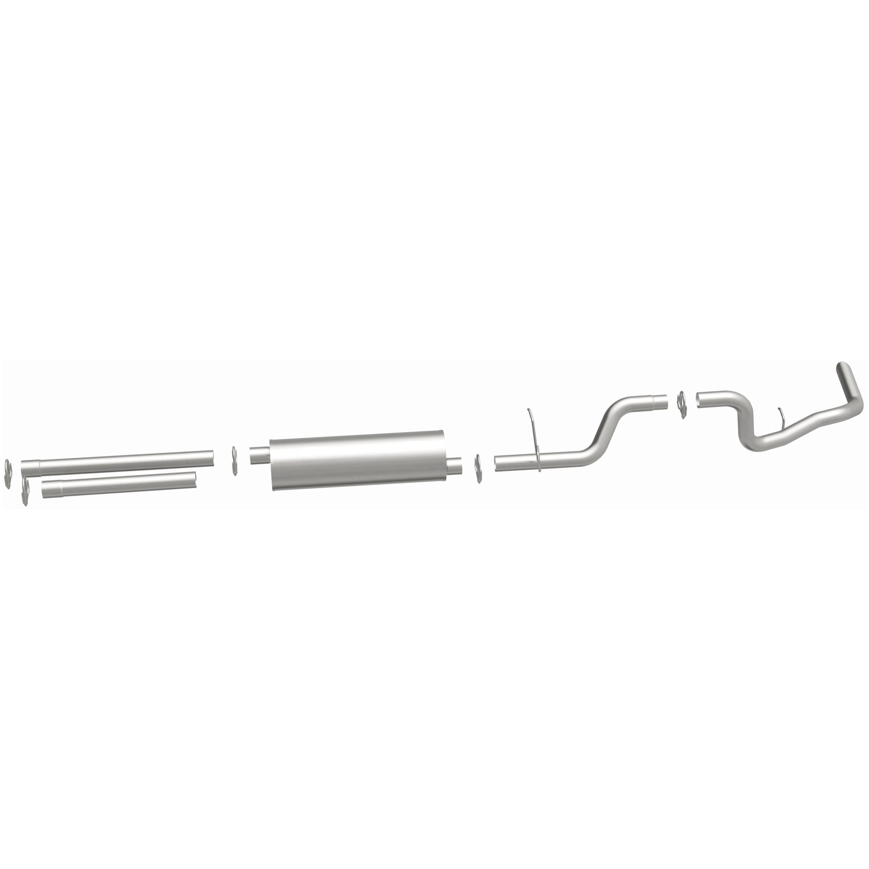 BRExhaust OE Replacement Exhaust System Kit 106-0203: Compatible with 1987-1996 Ford F-150 4.9L, 1987-1995 Ford F-150 5.0L
