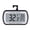 Black, variant on Digital Refrigerator Large Display High Low Temp History