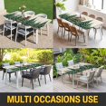 thumbnail image 5 of Rustic Christmas Table Cloths for 3 Foot Rectangle Tables, Snowflake Xmas Christmas Tree Patio Waterproof Elastic Fitted Tablecloths, Washable Rectangular Table Cover for Camping, 5 of 8