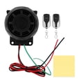 thumbnail image 1 of Sistema de alarma para motocicletas, altavoces de seguridad, control remoto bidireccional, sistema de seguridad antirrobo, 1 of 13