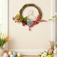thumbnail image 4 of RKSTN Easter Rattan Circle Decorations Easter Party Garlands Holiday Decorations D, 4 of 5