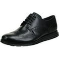 thumbnail image 2 of Cole Haan Grand Tour Wing Oxford Black/Black Leather Lace Up Cutout Sneakers (Black/Black, 12), 2 of 2