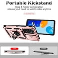 thumbnail image 2 of Estuche GANGXUN para Xiaomi Redmi Note 11 4G, soporte giratorio 360°, estilo mecánico y magnético, 2 of 5