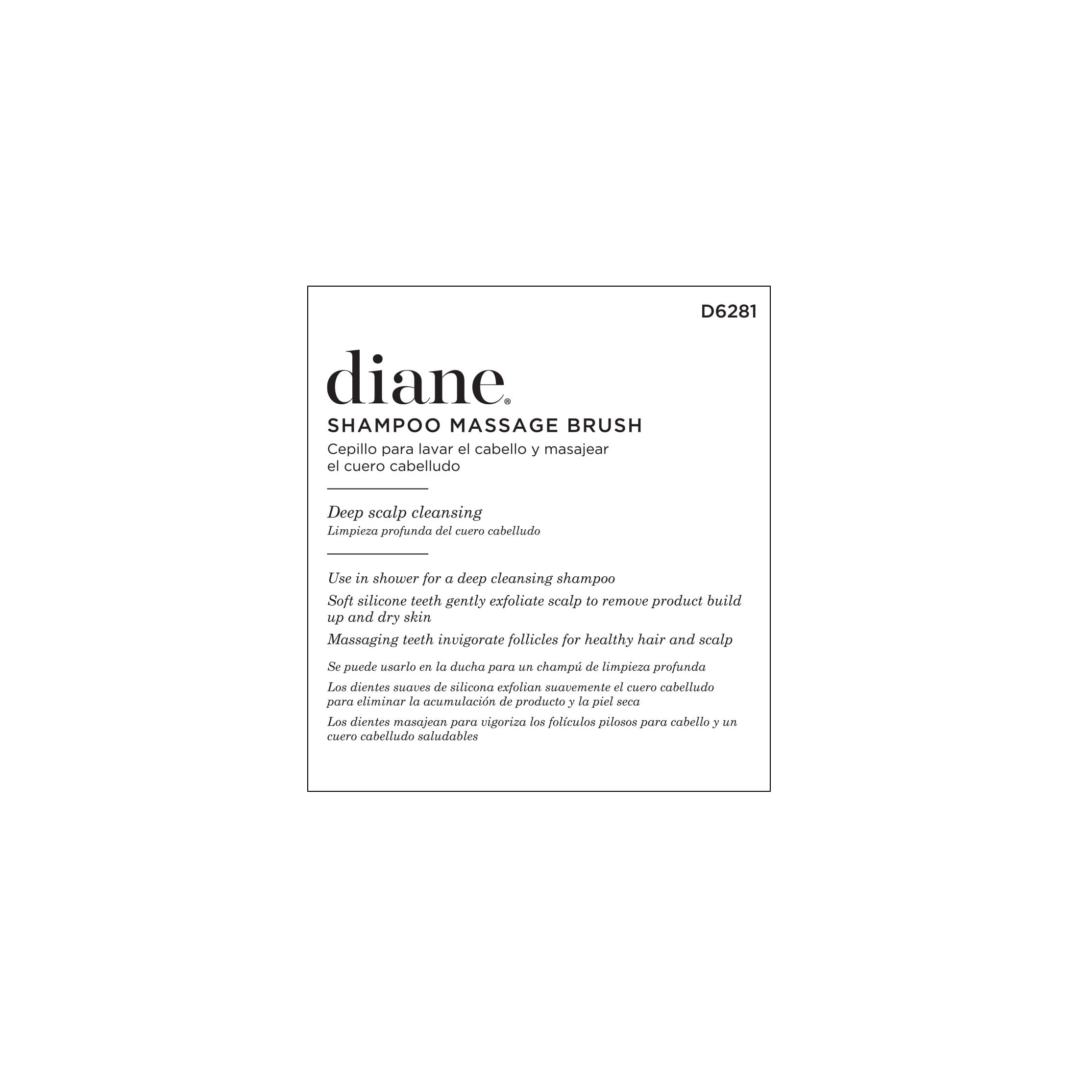 Diane Handheld Shampoo Massage Scalp Brush