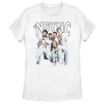thumbnail image 1 of T-shirt Graphique NSYNC Costumes Iconiques Blancs pour Femmes Petit, 1 of 4