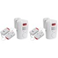 thumbnail image 1 of 2X Infrared Motion Sensor Alarm - Burglar Alarm with 4 Remote Controls, Suitable for Home/Garages/Shops, 1 of 6