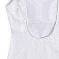thumbnail image 5 of Trajes de baño de  para mujer Traje de baño sin espalda sin mangas para mujer Blanco Zulema  Traje de baño, 5 of 5