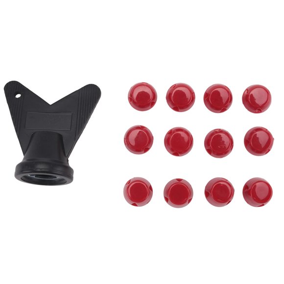 12 Uds. Clavos para Zapatos de Fútbol, Tacos Botas Tornillo Roscado M5, 7mm, 10mm, Pernos Repuesto Antideslizantes, Color Rojo