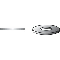 Hillman 5014758 0.5 in. Zinc-Plated Steel USS Flat Washer, 50 per Pack