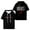 Black, variant on Kevin Gates Luca Brasi 4 Logo Hooded T-Shirts Women Men Short Sleeve Tee Casual Fashion Clothes