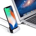 thumbnail image 3 of Base de carga de escritorio magnética para iPhone Soporte de sincronización de datos de carga rápida Compatible con iPhone XR Zhivalor 220886-2, 3 of 4
