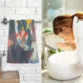 thumbnail image 7 of Yayeee 100% Cotton Hand Towels for Bathroom 16" x 28" Soft Absorbent Kitchen Towel, Colorful Goldfish, 7 of 7