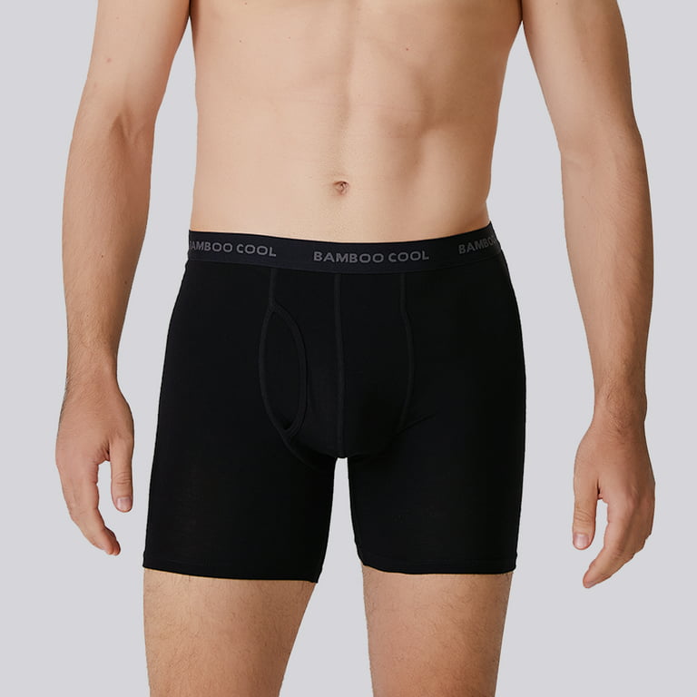 BAMBOO COOL Men's Underwear Breathable,Premium Comfort Soft Boxer