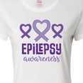 thumbnail image 4 of Inktastic Epilepsy Awareness Month Ribbon Women's T-Shirt, 4 of 5