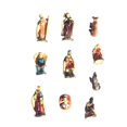 thumbnail image 2 of Juego de figuras de Natividad navideña Baoblaze 10 piezas, 2 of 8