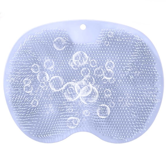 Silicone Shower Foot Scrubber Mat,2026 Upgraded Shower Foot & Back Scrubber Massage Pad,Suction Cups Bath Wash Pad For Women Men