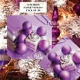 thumbnail image 4 of Keep Unique Christmas Paper Napkins, Disposable Purple Decorative Decoupage Napkin, Pack/20, 4 of 6
