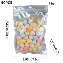50pcs Easter Mini Foam Eggs Speckled Pastel Easter Eggs Small Decorative, Colorful 2x2.5cm Toy Eggs for Springtime Home Favors, Perfect For Easter Hunt, Party Easter Basket Fillers