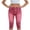 Watermelon Red, variant on ZQUUVOU Capri Jeans for Women Pull On Jeggings High Elastic Breathable Tummy Control Yoga Pants Capri Leggings with Pockets Pink