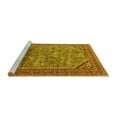 thumbnail image 2 of Ahgly Company Machine Washable Indoor Rectangle Oriental Yellow Industrial Area Rugs, 2' x 3', 2 of 4