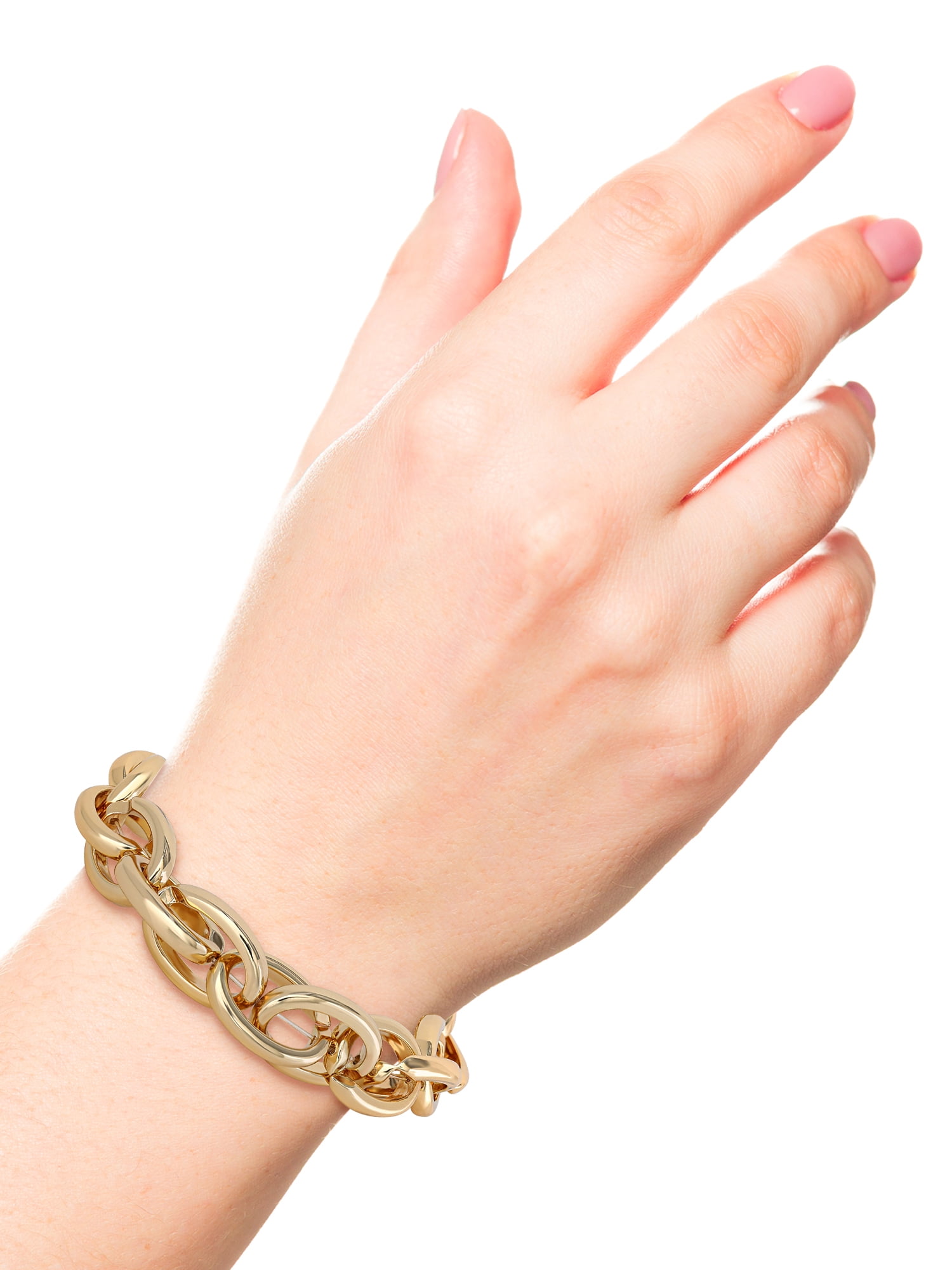 Jessica Simpson Women's Interlocking Link Bracelet