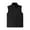 Black L, variant on Men Polar Fleece Waistcoat Regular Fit Sleeveless Stand-Up Collar Vest Coat with Zipper Pockets Thermal Insulation Vest Jacket