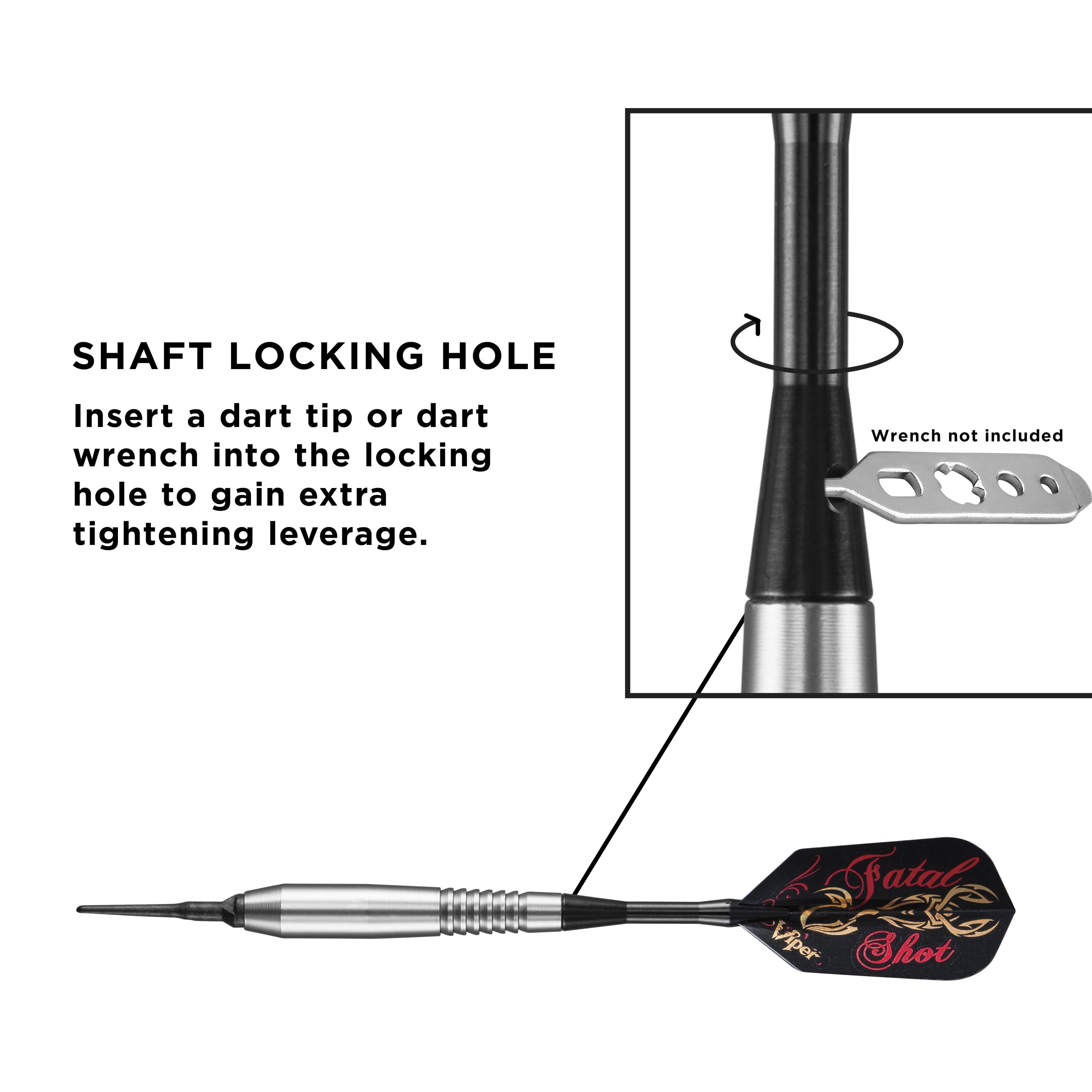 Viper Underground Fatal Shot Soft Tip Dart Set, 18 Grams