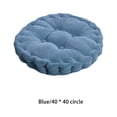thumbnail image 4 of Wosthever Almohadillas redondas de pana para silla, cojín suave cálido, respaldo para el suelo, almohada para dormir, alfombrilla para el Type3 NO3, 4 of 6