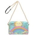 thumbnail image 2 of FORMRS Women Crossbody Purse with Chain Strap Vegan Leather Shoulder Handbag, Retro Blue Rainbow, 2 of 7