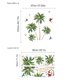thumbnail image 3 of Adhesivos de pared autoadhesivos de PVC con forma de palmera tropical y loro, 3 of 3