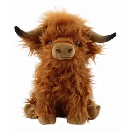 Cute Furry Cow Plush Toys 2025