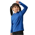 thumbnail image 2 of OGLCCG Teens Boys UPF 50+ Rash Guard Hoodie Kids UV Sun Protection Long Sleeve Shirt for Fishing Outdoor Beach Camping Shirts 5-15 Years, 2 of 5