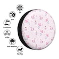 thumbnail image 4 of Honeii Valentine's Day Print Tire Covers, Waterproof Anti-UV Sun Snow Rain Tire Covers for Trailers, RV, Camper, SUV, Truck-17 inch, 4 of 6