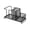 #1 Black【1x Storage Rack】, variant on Iron Mesh Disposable Cup Organizer, 3 Compartment Coffee Station Rack, Desktop Storage Stand for Stirrers and Tissues, Modern Beverage Caddy, SouMaox
